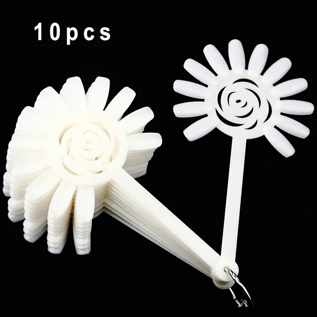 Накладные ногти ROSALIND Гель-лак для ногтей цветная карточка прозрачное белое