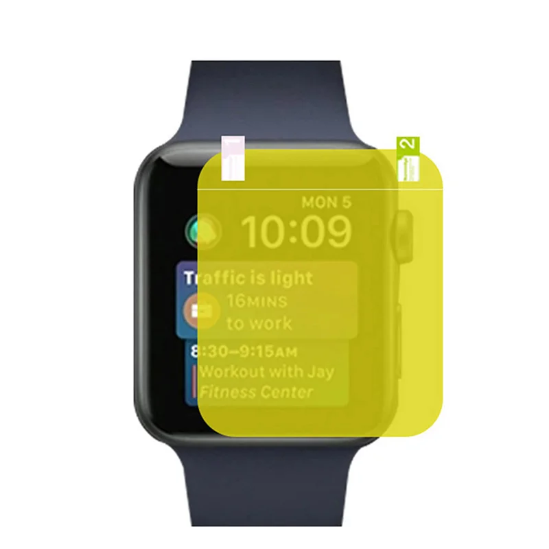 LISCN 3D Мягкие TPU пленка для Apple Watch Series 4 полное покрытие Экран протектор Защитная 40