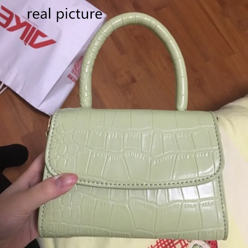 Bolsa Feminina модная сумка из аллигатора с ручкой сверху Дизайнерская Женская мини-сумка через плечо сумки через плечо для женщин Sac