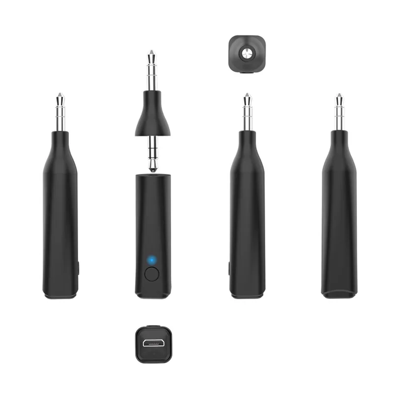 Автомобильный комплект jajabor с Bluetooth Handsfre 3,5 мм AUX аудио разъем A2DP беспроводной Bluetooth 5,0 музыкальный приемник адаптер пара с 2 телефонами