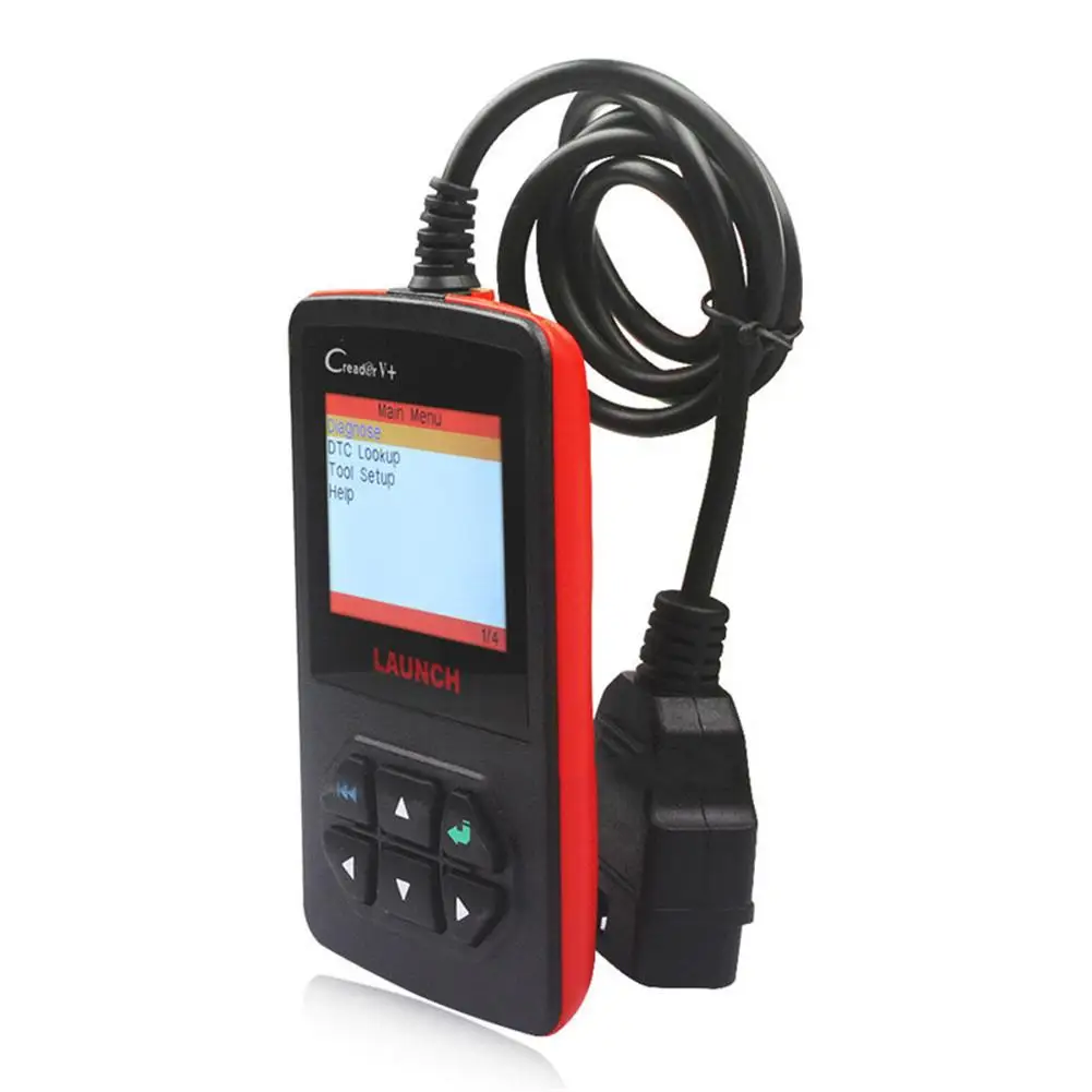 Launch X431 Creader V + OBD OBD2 Автомобильный сканер считыватель кодов неисправностей с
