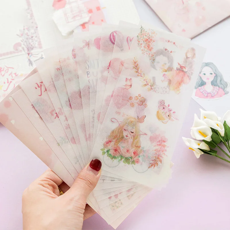 10 листов Kawaii Butterfly sticker s милые канцелярские наклейки s Bullet бумага для журнала стикер для детей DIY Скрапбукинг ежедневник, альбомы