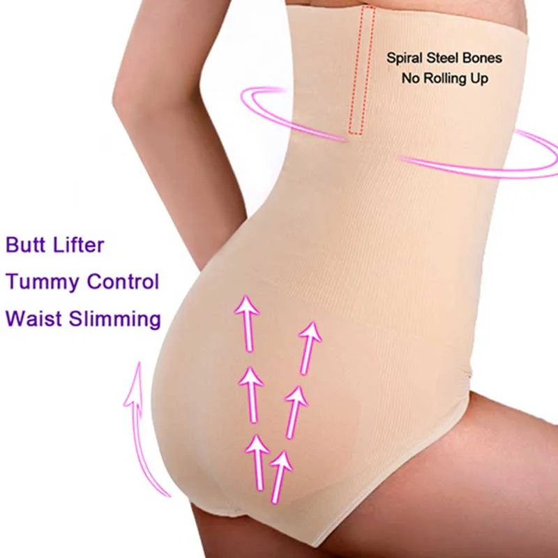 

Women High Waist Slimming Sheath Tummy Shapers Control Panties Briefs Shapewear Correction Underwear Body Shaper Sexy Bodysuit