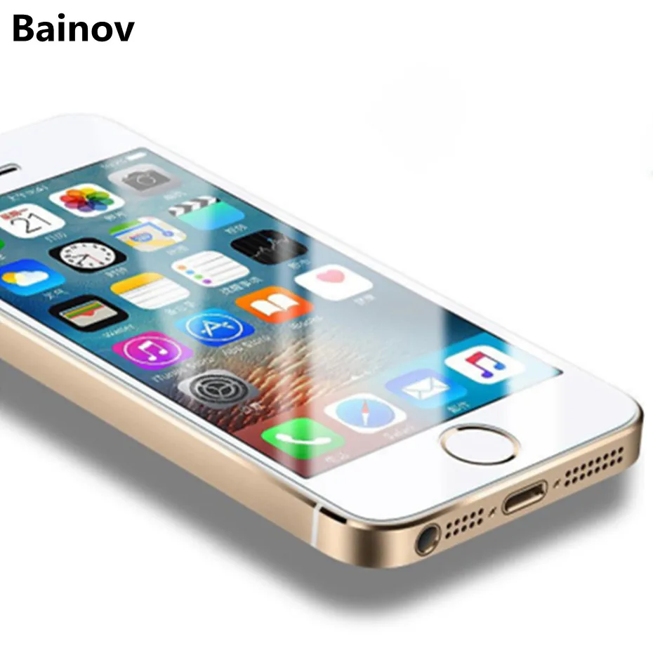 Ультратонкое закаленное стекло 9H для iphone 5s se 5c 5 8 7 6s X XS XR Защитное экрана apple