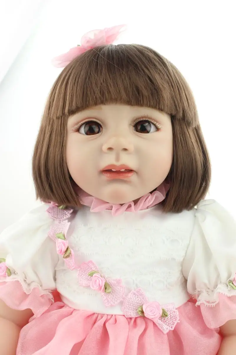 Reborn Baby Doll винилсиликоновых 24 дюймов 60 см младенцы кукла Реалистичного express