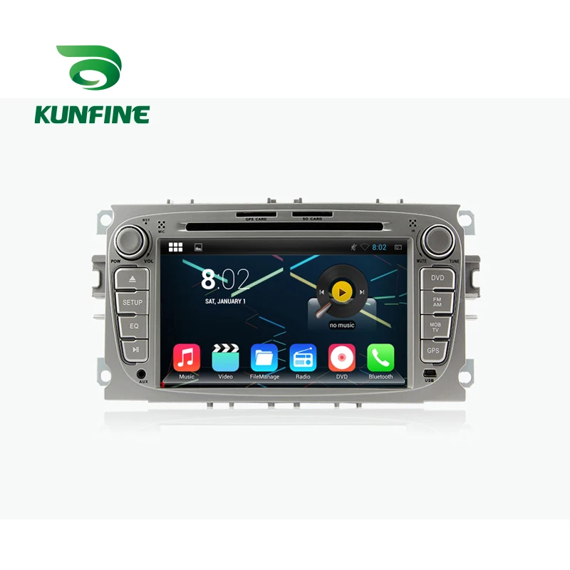 Восьмиядерный 1024*600 Android 6.0 Автомобильный DVD GPS навигации мультимедийный плеер