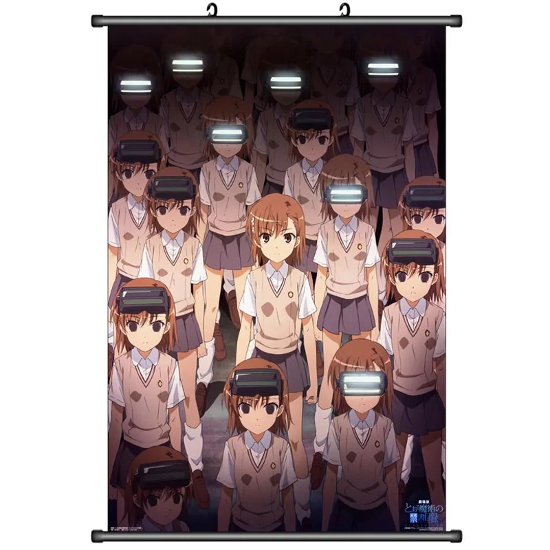Аниме определенный научный Railgun Uiharu kazari & Shirai Kuroko Saten Ruiko Misaka Mikoto домашний Декор