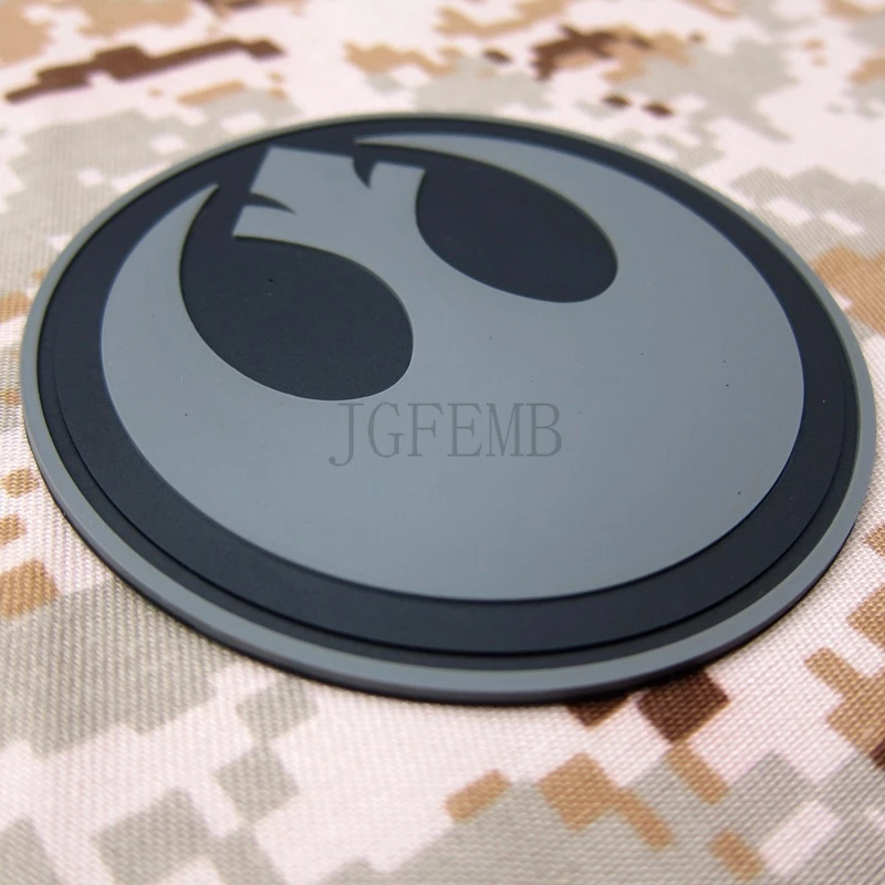 Серый Военный альянс Rebel тактика 3D ПВХ патч значки PB1533 | Дом и сад