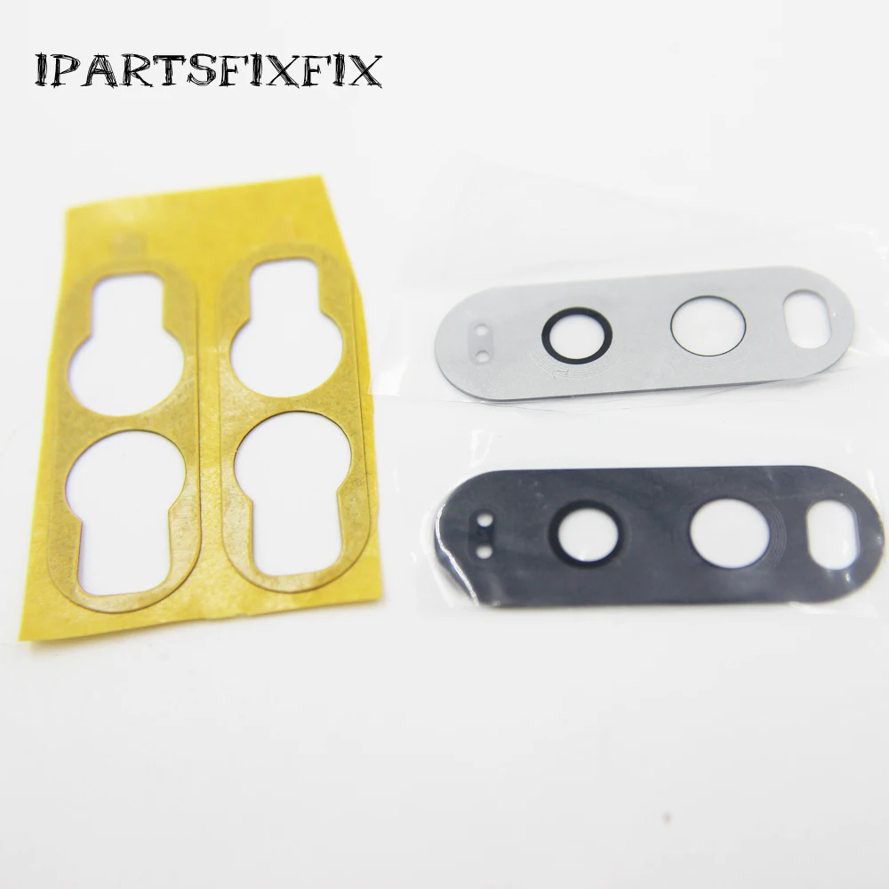 Оригинальный стеклянный чехол для объектива задней камеры с наклейкой на