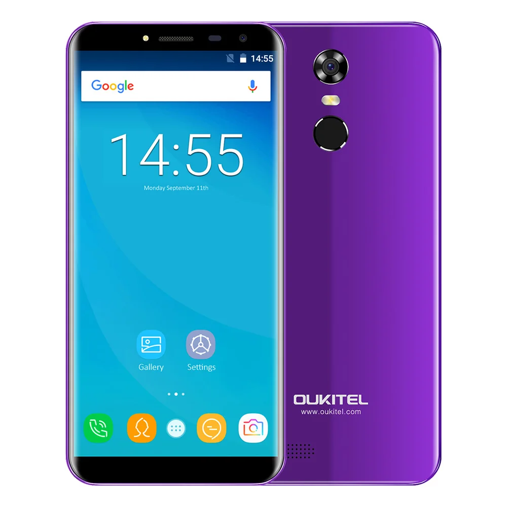 OUKITEL C8 смартфон 3g 5 &quot2.5D Arc Экран Android 7 0 MTK6580A 1. Гц 4 ядра 2 ГБ + 16 отпечатков пальцев