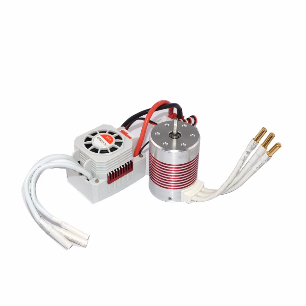 Превзойти хобби Platinum 3650 2300KV/3100KV/3500KV безщеточный с 45A ESC Водонепроницаемый для 1/10 RC