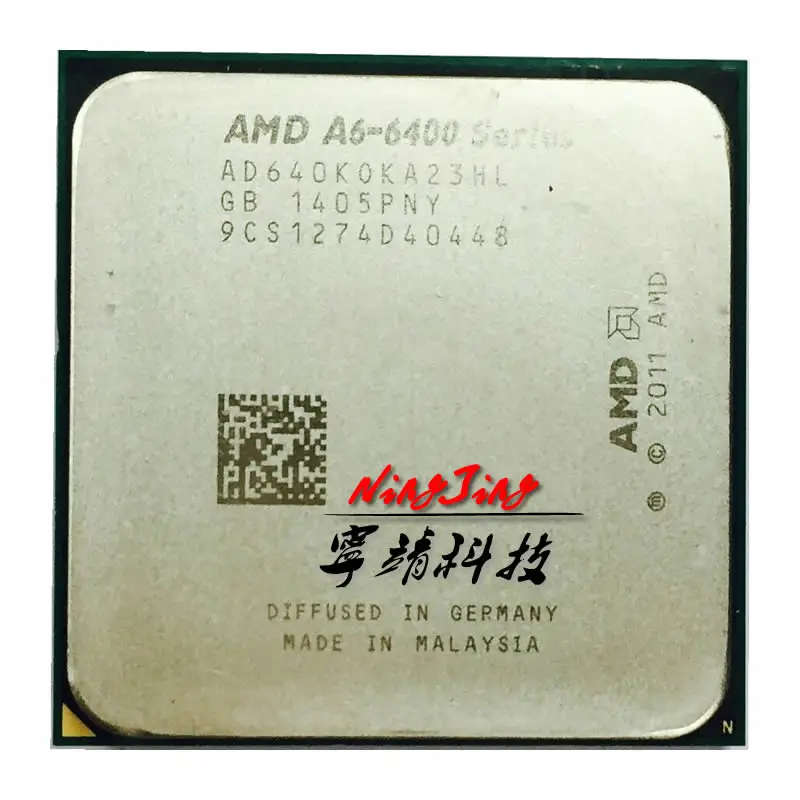 AMD A6-Series A6-6400K A6 6400 A6 6400K 3,9 г 65W двухъядерный Процессор процессор AD640KOKA23HL/AD640BOKA23HL гнездо FM2