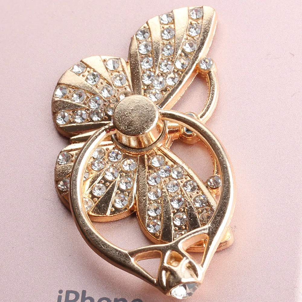 Universal Butterfly Finger Bracket Buckle Phone Holder Mount For iphone 6S for samsung all phone 10 pcs/lot wholesales |