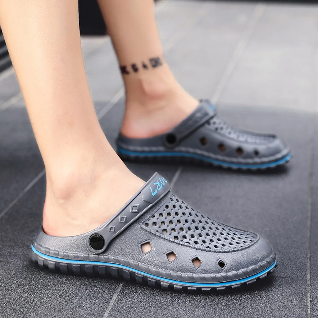 Новинка 2019 года сезон весна лето модные мужские дышащие одноногие туфли с