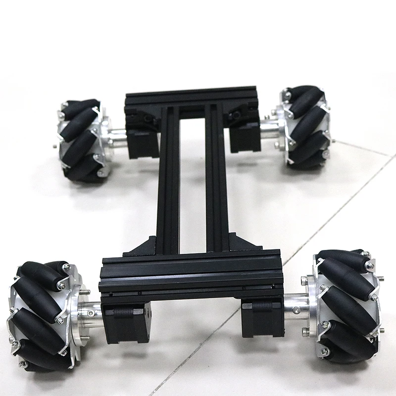 Большой умный RC робот omni Car kit металлический каркас шасси с 42 шаговым двигателем