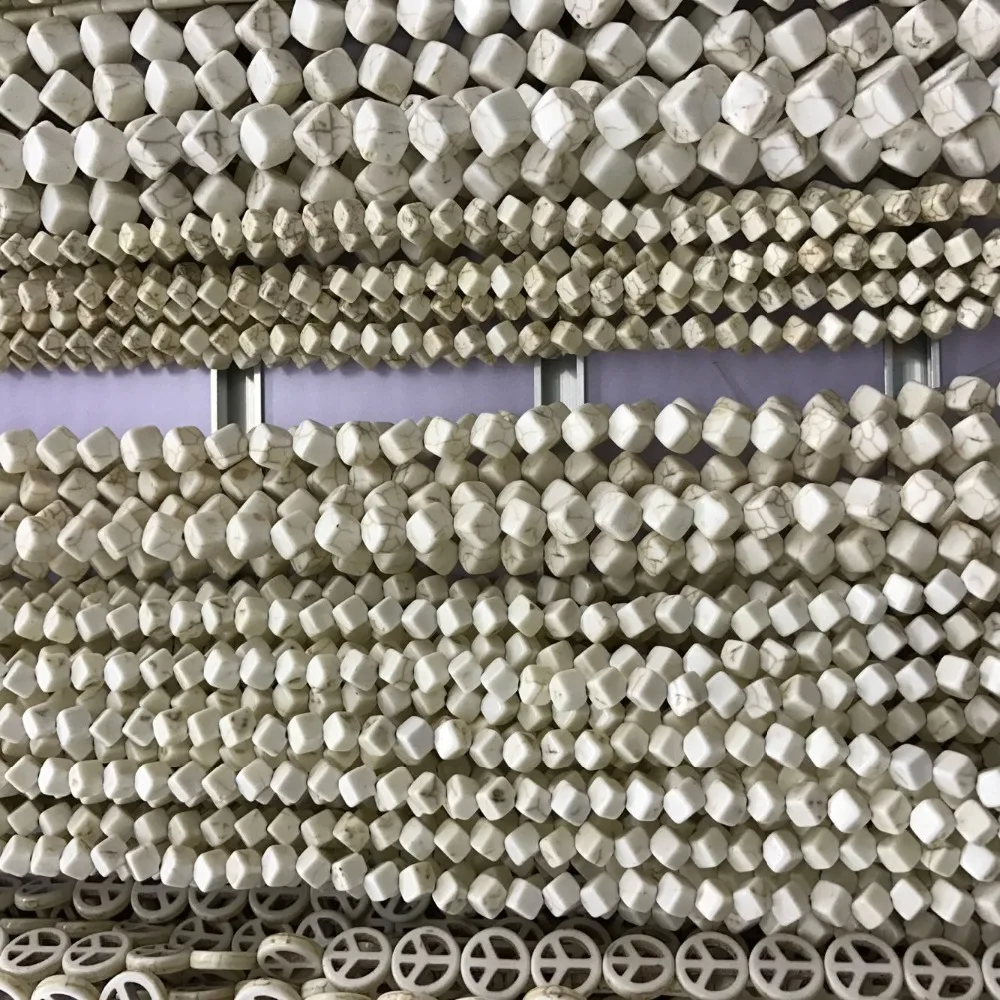 Square Loose Spacer Seed Blue White Turquoises Beads for Jewelry Making Craft Material DIY | Украшения и аксессуары