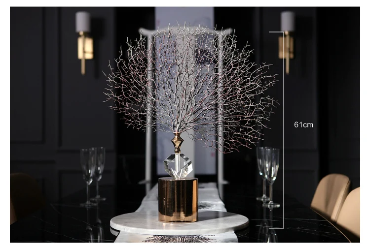 Роскошные креативные коралловые аксессуары для домашнего декора статуэтка