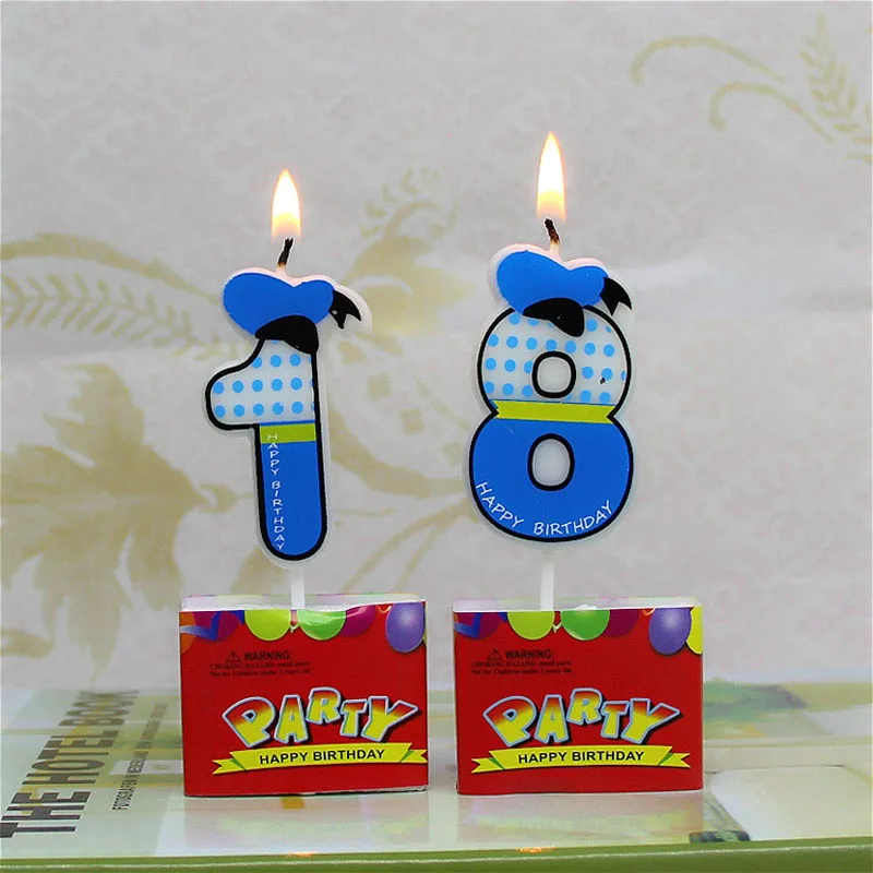 1 шт. декоративная цифровая свеча в виде цифр 0 9|candle gift|kids birthday partybaby shower |