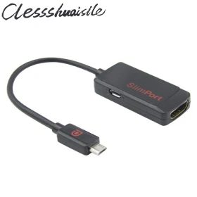 Кабель адаптер Slimport MyDP HDMI HDTV Full HD для планшетов Google Nexus 4 E960 5 7 LG G2 G3 100 шт./лот|cable