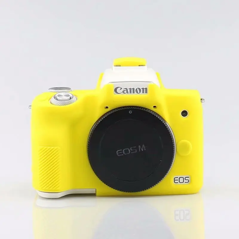 Силиконовая кожа брони чехол для корпуса протектор Canon EOS M50 цифровая камера