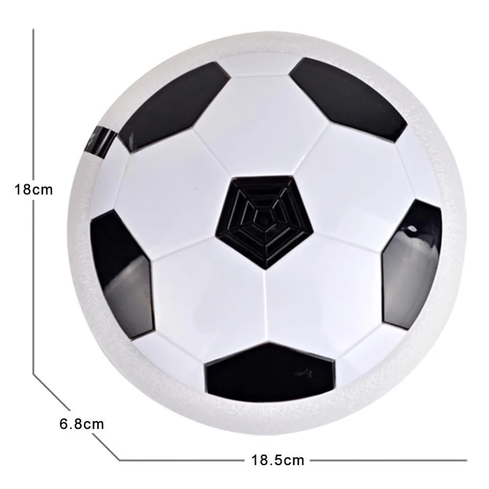 

18CM Funny LED Light Flashing Ball Toys Air Power Soccer Balls Gliding Multi-surface Hovering Football Game Toy Kid Chidren Gift