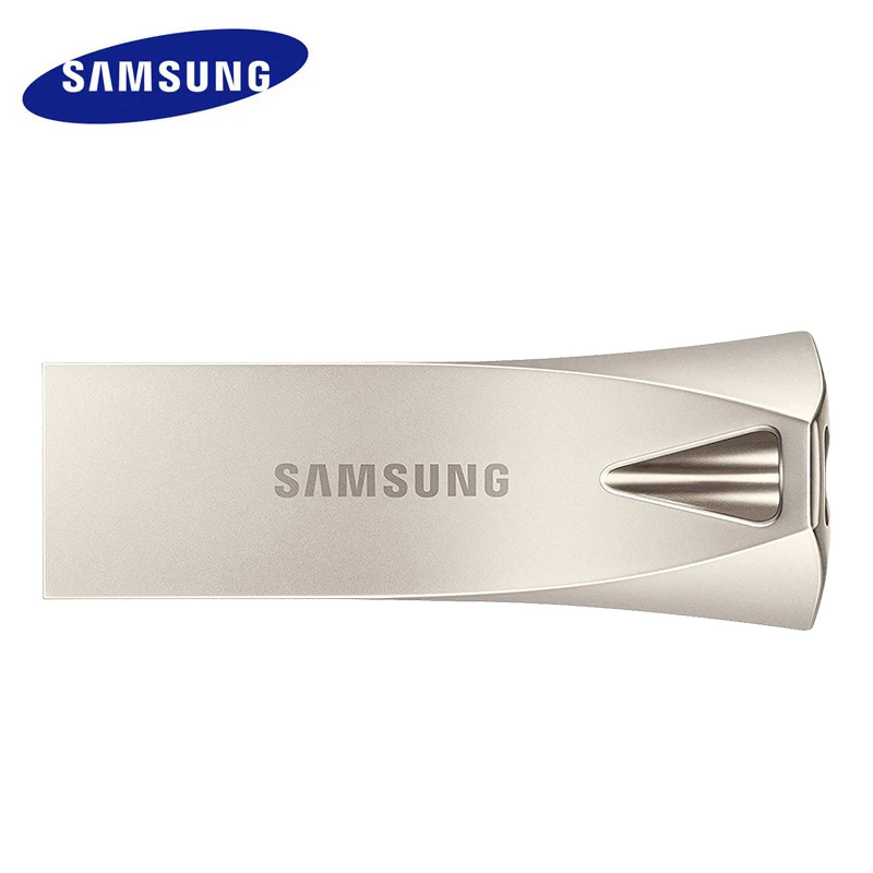 Silver SAMSUNG флэш-накопитель USB 32G 64G 128G 256G USB 3,1 Металлический Мини-накопитель Флешка карта памяти устройство для хранения U диск - Цвет: Silver