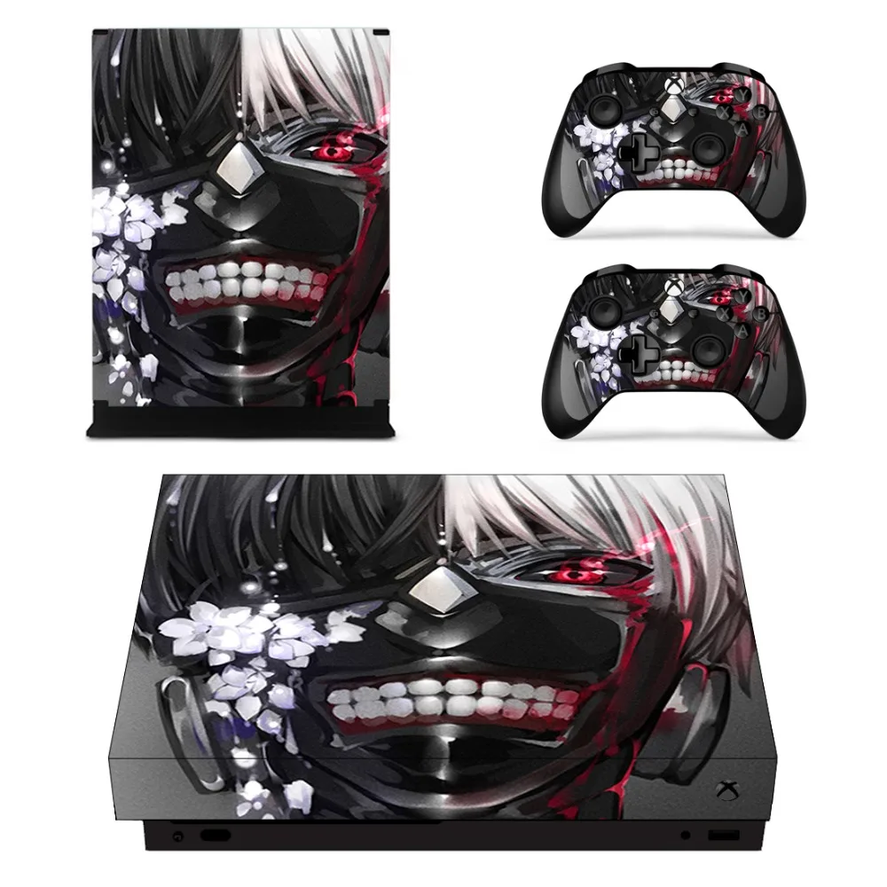 Аниме Tokyo Ghoul Лицевая панель консоль и наклейка на контроллер для Xbox One X |