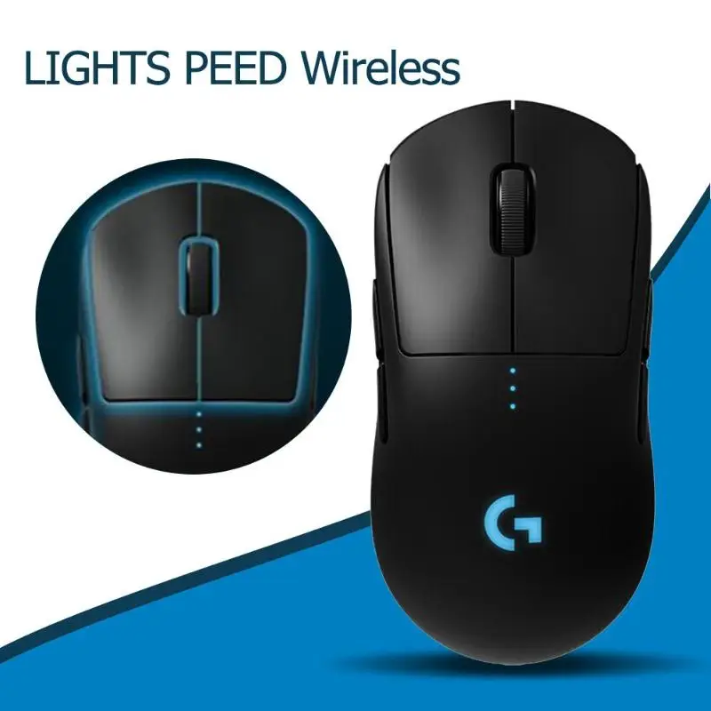 Оригинальная игровая мышь Logitech G PRO Беспроводная мышка RGB с двойным режимом HERO 16K DPI