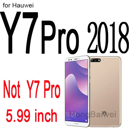 For Y7 Pro 2018 Флип кожаный чехол покрытие для huawei P Smart Honor 8X 7A 6A 6C 6X 7X 7C Pro 8 9 5A P9 P8 lite mini P10 20 Y5 Y6 Prime Y7 - Цвет: For Y7 Pro 2018