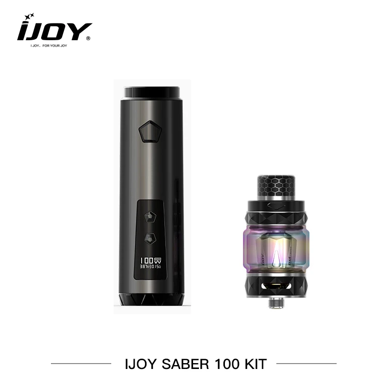 IJOY Saber 100 Вт комплект 20700 батарея Vape ручка с бриллиантом Sub Ом Танк испаритель OLED