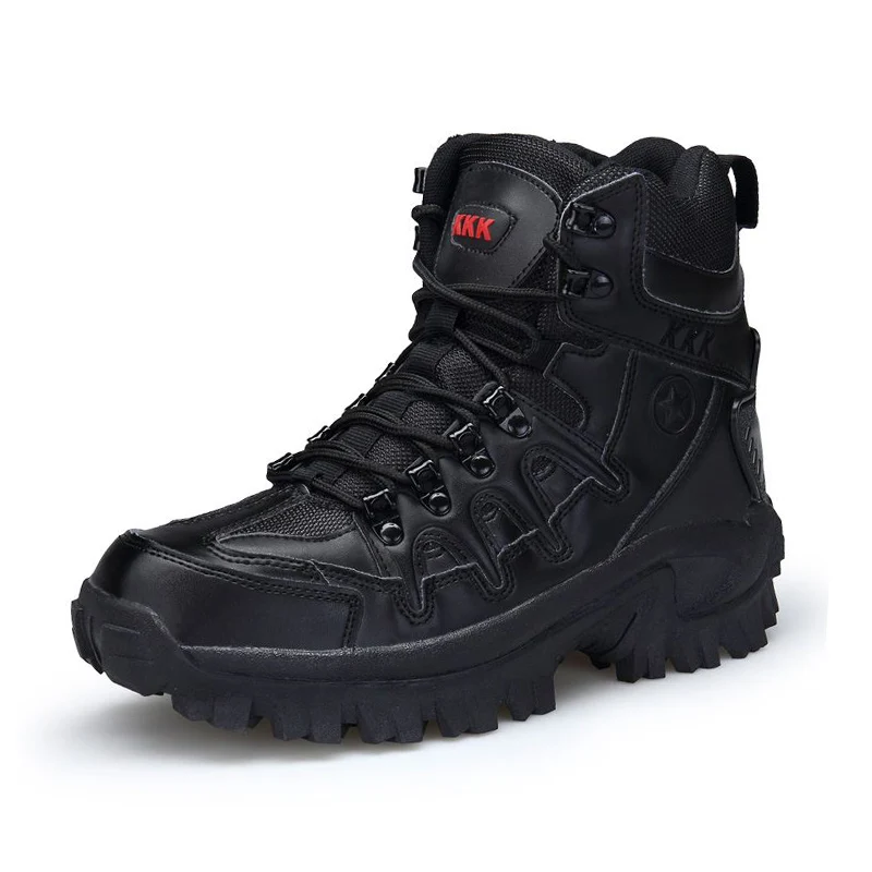 ZALAVOR/мужские военные ботинки армейские ботильоны на шнуровке зимние прогулочные