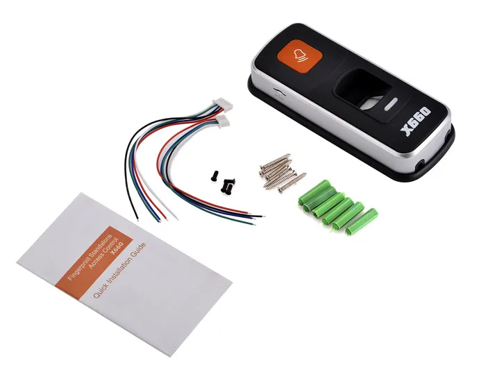 10 шт. ключ карты + биометрический Дактилоскопические системы доступа Системы и 3000