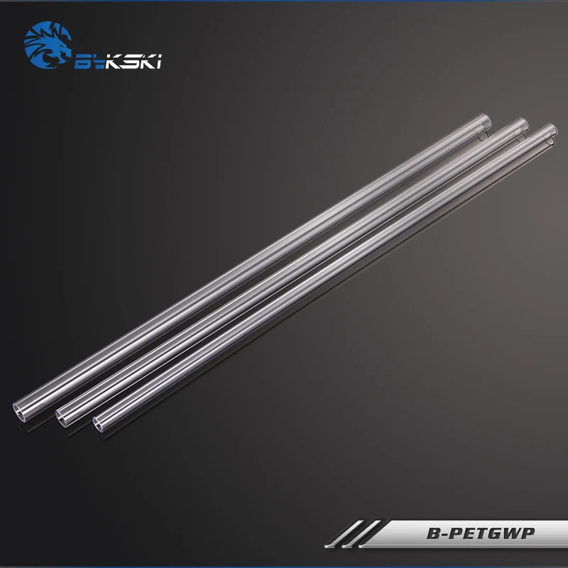 2шт Bykski PETG твердая трубка DIY Сплит водяное охлаждение прозрачная Горячая изгиб