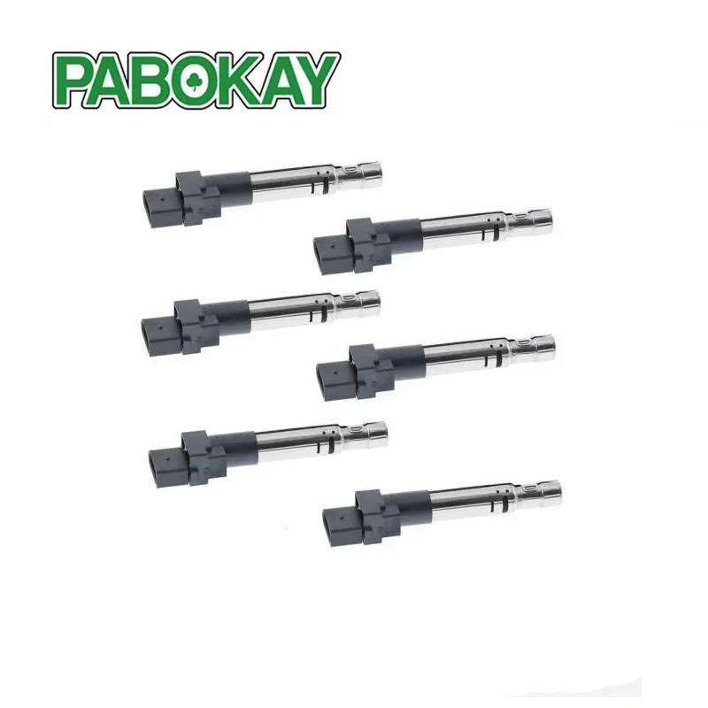 Ignition Coil For Volkswagen VW Eos Golf Passat Touareg AUDI A3 TT Q7 Porsche Cayenne 3.2 3.6 4.8L V6 022905100B 022905100L | Автомобили и