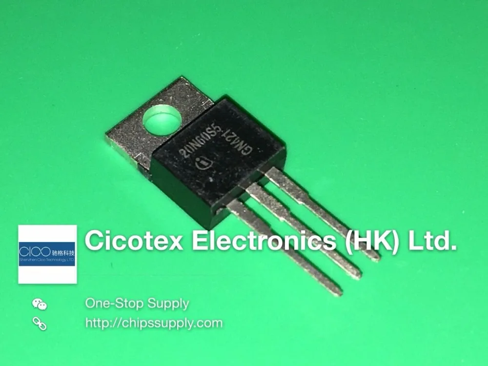 

5pcs/lot SPP20N60S5 TO-220 MOSFET N-CH 650V 20A TO-220AB 20N60S5