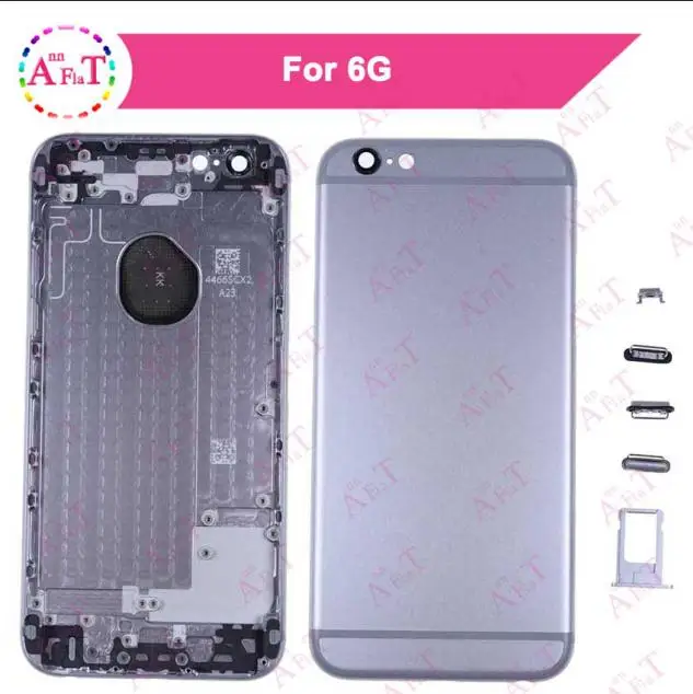 Лучшее качество задняя крышка для iphone 8 8G или 8 Plus 8 Plus и для iphone X Крышка корпуса задняя дверь шасси средняя рамка - Цвет: 6G Gray