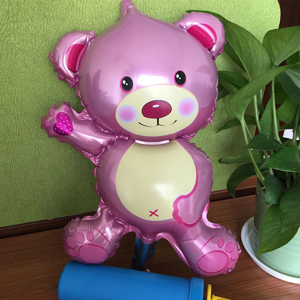 1 шт. мини прекрасный Медведь День Рождения шар Мультфильм игрушка шар украшение подарок для детской вечеринки