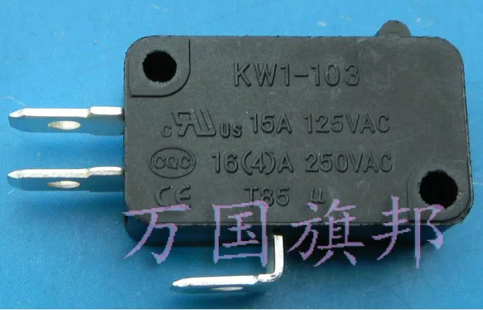 

KW1-103-1 микропереключатель для индукционной плиты 16 А/250 В переменного тока