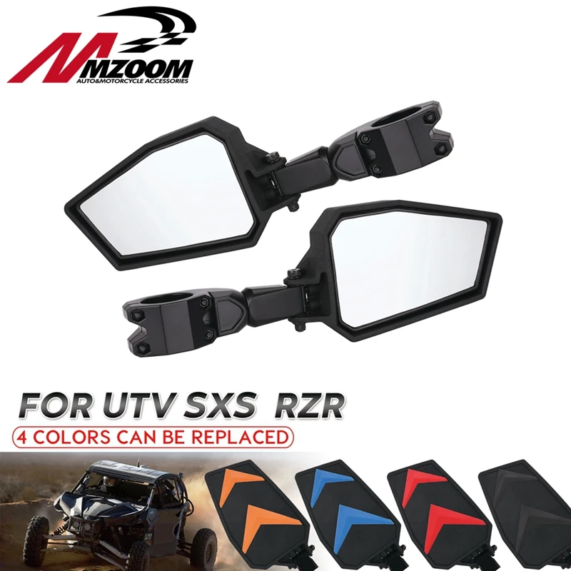 Зеркало заднего вида для Polaris RZR XP900 XP1000 XP 1000 1 75 дюйма с регулировкой сбоку|Боковые
