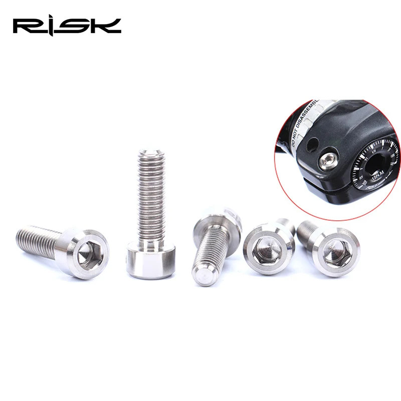 4 шт. фиксированные болты для дискового тормоза велосипеда M6 * 18/20 мм | Спорт и