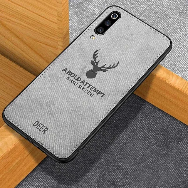 Серый Роскошные ткань Олень чехол для huawei P Smart плюс P30 P20 Y6 Y7 Pro Y5 Y9 Mate20 Lite чехол на Honor 10i 20i 8S 8A 8X 8C чехлы - Цвет: Серый