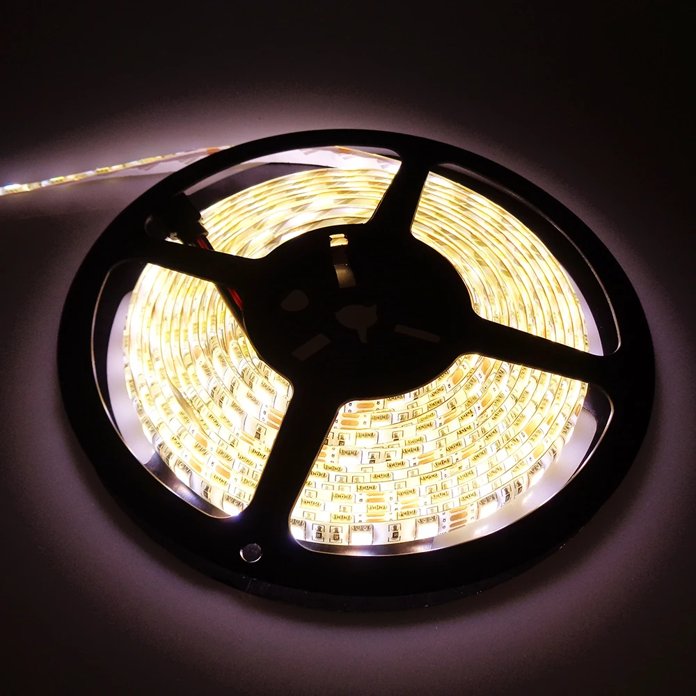 Светодиодная лента 5050 с двойной цветовой температурой и 44 кнопками питания 5 м 12 В