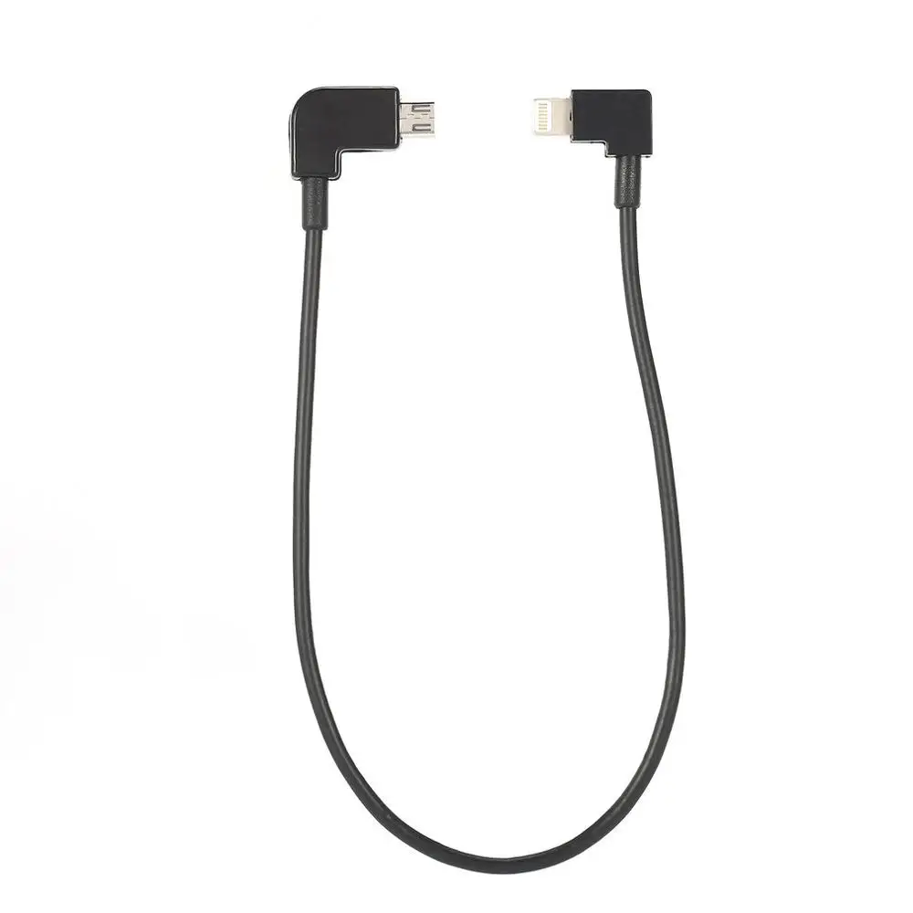 IOS Кабель для передачи данных для DJI Spark/MAVIC Pro/Air control Micro USB для освещения/type C/Micro USB адаптер для iPhone для Pad для Xiaomi - Цвет: IOS