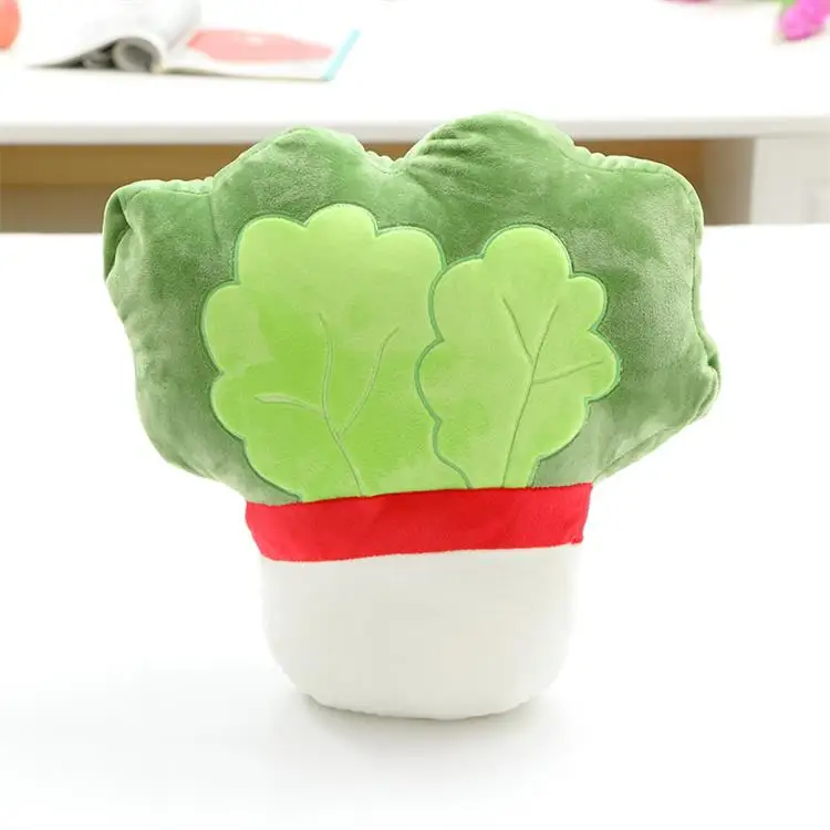 Креативная мультяшная плюшевая кукла для овощей и фруктов, подушка для имитации здорового питания, скидка - Цвет: Chinese cabbage 45cm