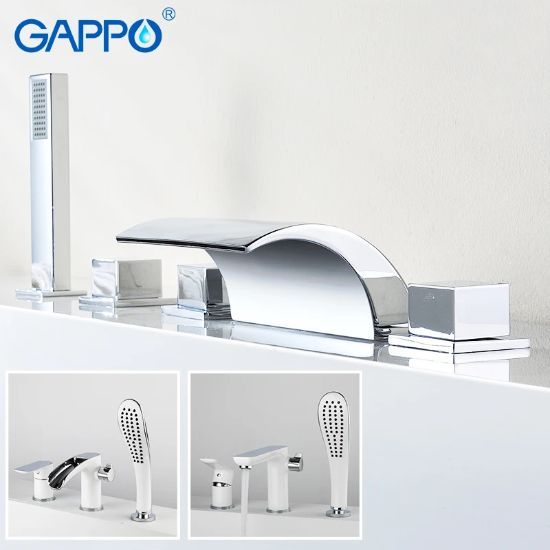 GAPPO Bathtub Faucets bathroom bathtub faucet taps waterfall shower bath mixer set head | Обустройство дома