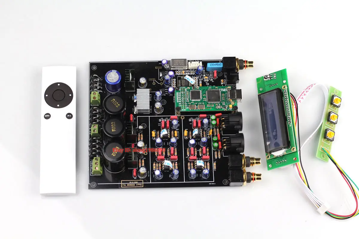 ZEROZONE Assembeld Hi end ES9038PRO DAC плата с пультом + Amanero XMOS USB карта L5-6 | Электроника