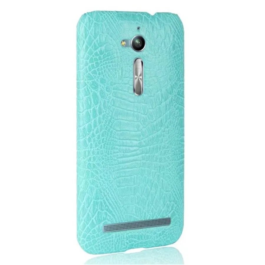 Чехол Для Zenfone GO, роскошный чехол из крокодиловой кожи с принтом для ASUS ZenFone GO ZB452KG ZB450KL ZB500KL ZB500KG ZB551KL, кожаный чехол s - Цвет: Light Green