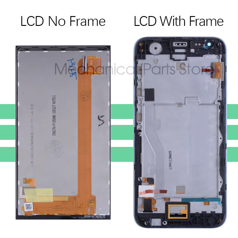 Дисплей для HTC Desire 620 620G 620U 620T LCD в сборе с тачскрином на рамке Оригинал Красный