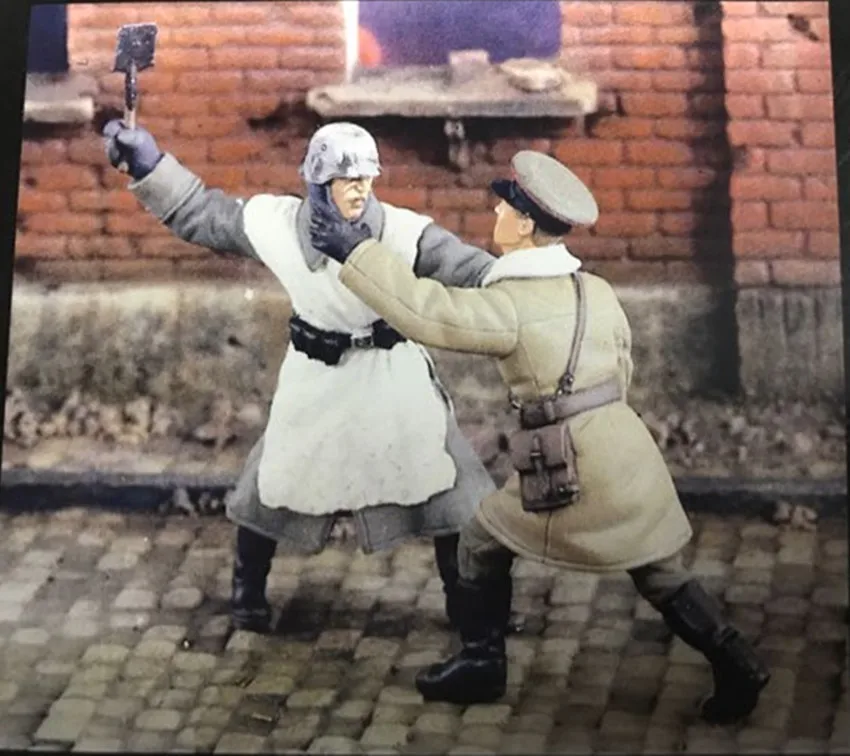 1/35 каучуковая фигурка модель комплект Unassambled Неокрашенная 00268|Наборы для сборки
