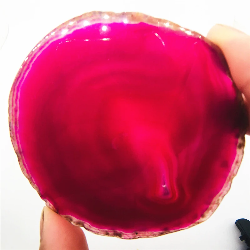 8 см высокое качество натуральный красный кварц кристалл агат плиты фрагмент